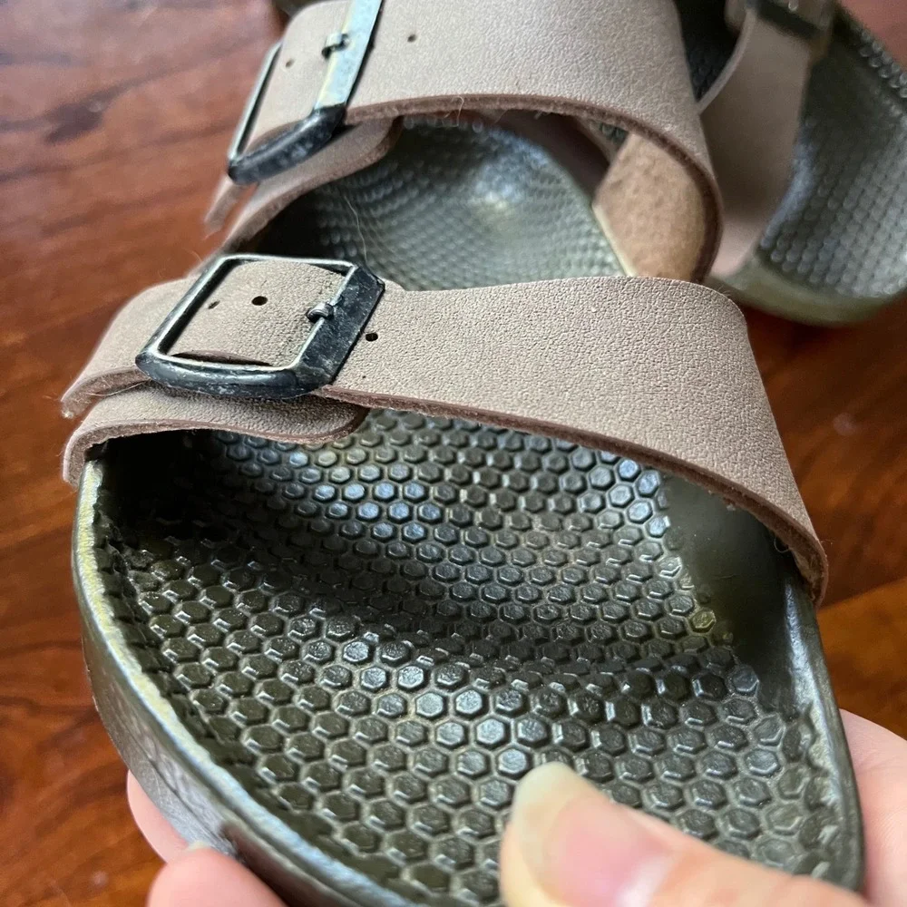 Birkenstock Arizona‎ Two Strap Sandals Women's Size 6 Taupe Brown